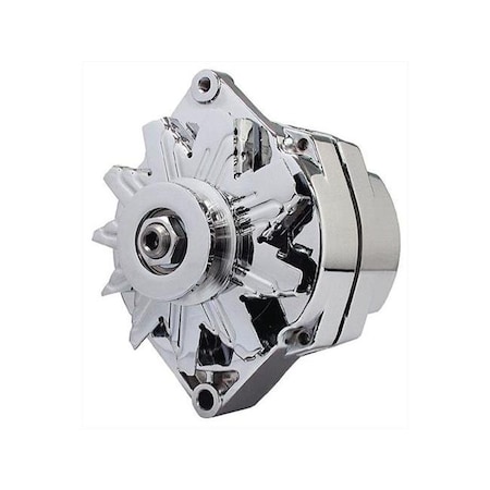 Big End Performance BEP50050 100 Amp 1-Wire Alternator; Chrome For GMC